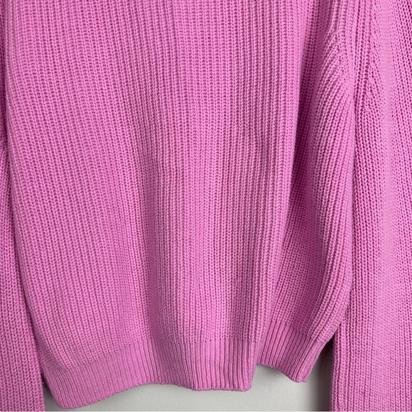 Melrose and Market Button-Up Cropped Knit Cardigan Size Medium - Picture 7 of 9